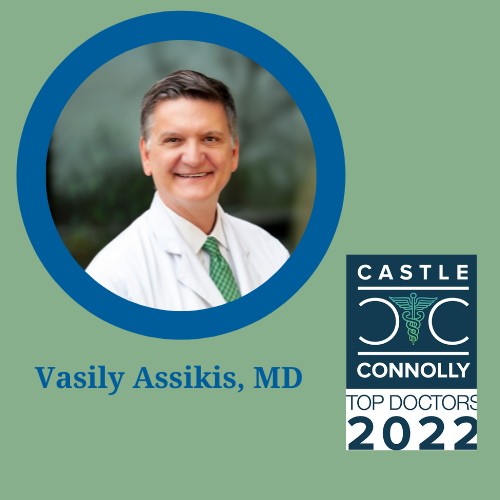 Dr. Vasily Assikis has been listed as a Top Doctor in the field of oncology from Castle Connolly Top Doctors 2022