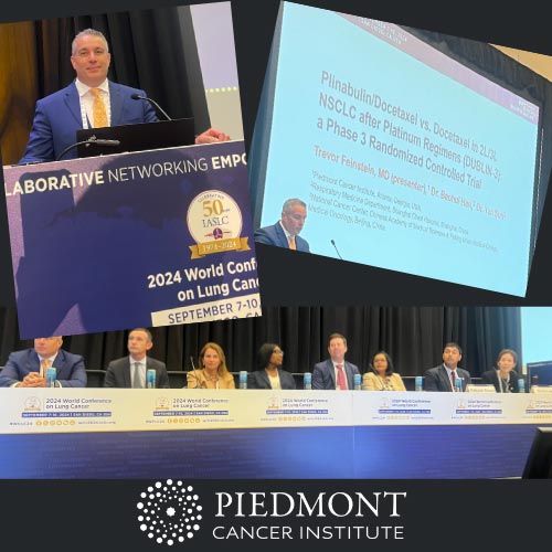 Dr. Trevor Feinstein, spoke to over 1,000 attendees at the 2024 World Conference on Lung Cancer Piedmont Fayette Approved for NRG Oncology Research Studies